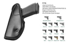 Universal IWB Leather Holster for Subcompact  Pocket Size Pistols | WARRIORLAND
