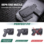 WARRIORLAND IWB Kydex Holster Optic Cut, Fits Glock 17/19 Gen 3-5 & 23/32 Gen 3-4 & 19X 44 45 with TLR-7/TLR-7A/TLR-7X, Inside Waistband Conceal Carry, Adj. Cant & Posi-Click Retention