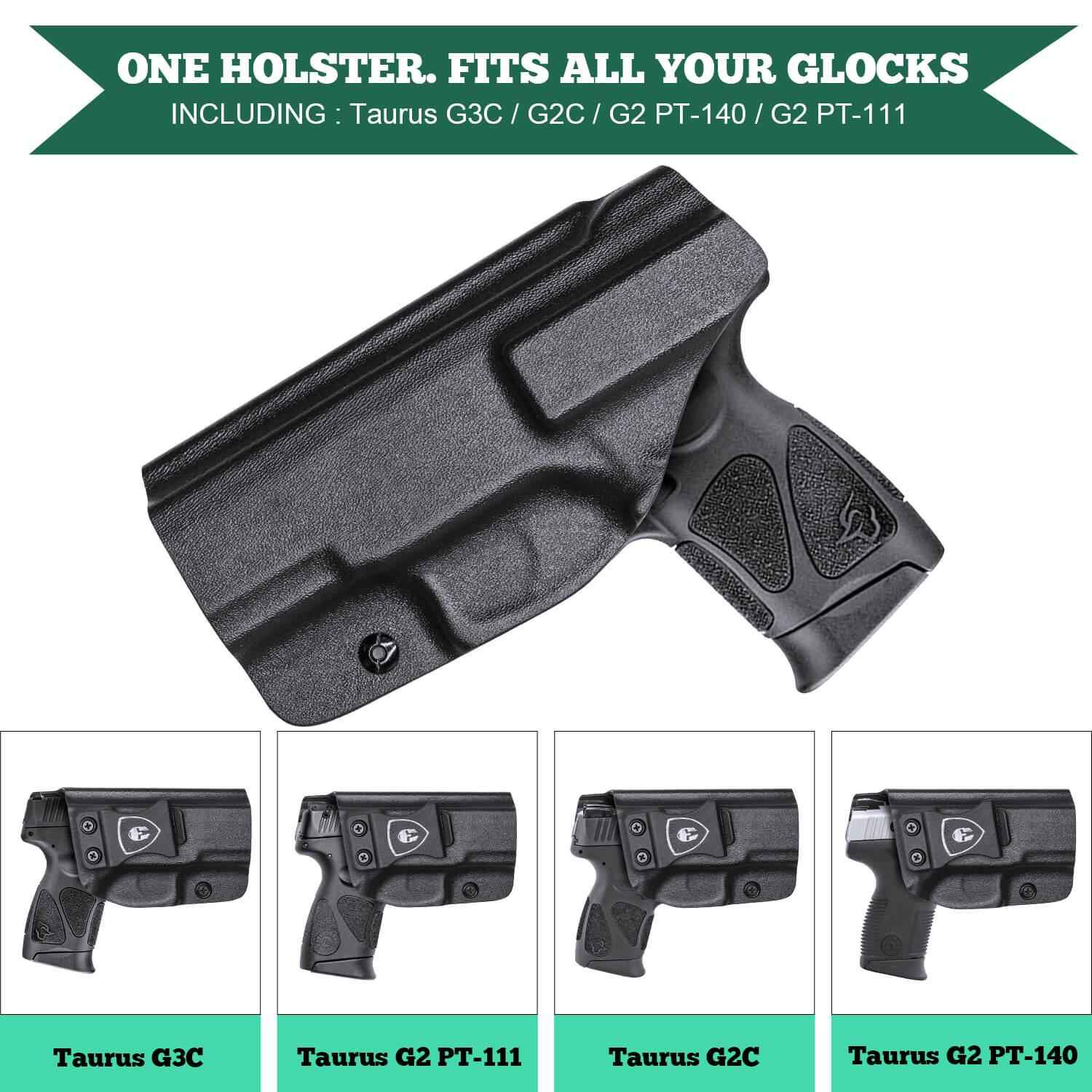 Kydex IWB Holster Taurus G2C G3C Millennium PT111 G2 PT140 9mm Right/Left Handed | WARRIORLAND