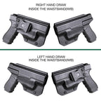 IWB Kydex Holster Glock TLR 6 | Light Bearing Holster for Glock 17, 19, 19X, 22 (Gen 1-4), 31, 32, 45 (Gen 1-5) | Right/Left Handed | WARRIORLAND
