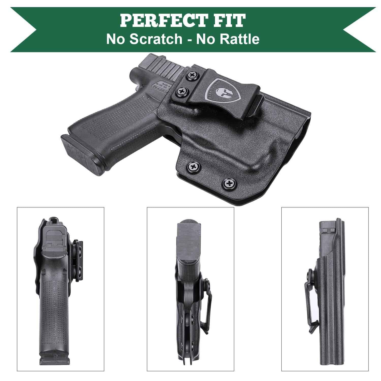 Glock 43 43X TLR 6 Holster - IWB Kydex for Right/Left Handed Users