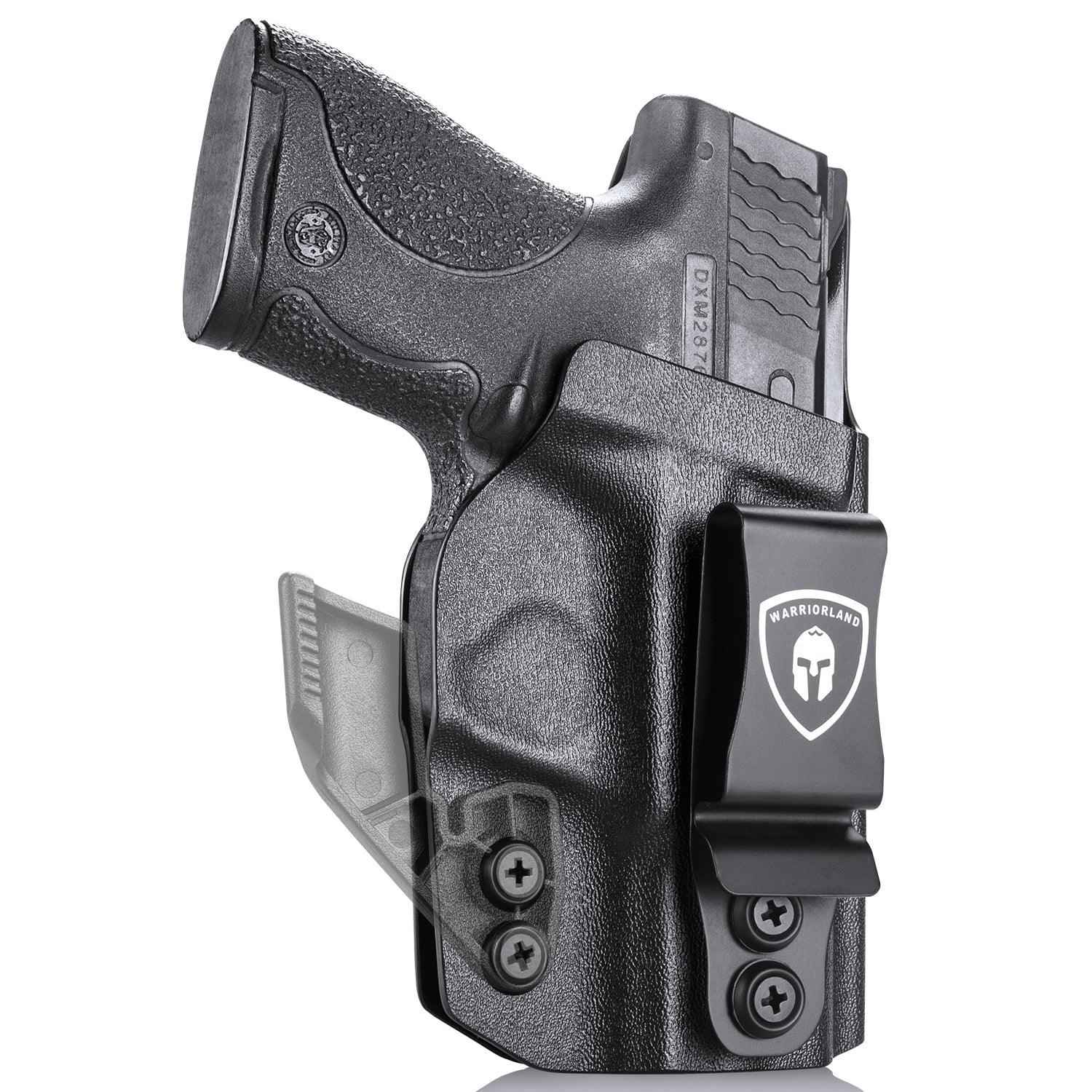Kydex IWB Holster Smith & Wesson M&P Shield /Plus/ M2.0  9mm/.40 Pistol Adjustable Ride Height Metal Belt Clip | WARRIORLAND