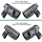 Carbon Fiber Kydex Appendix Holster Sig Sauer P365 SAS X XL 9mm Pistol Inside the Waist Band  | WARRIORLAND