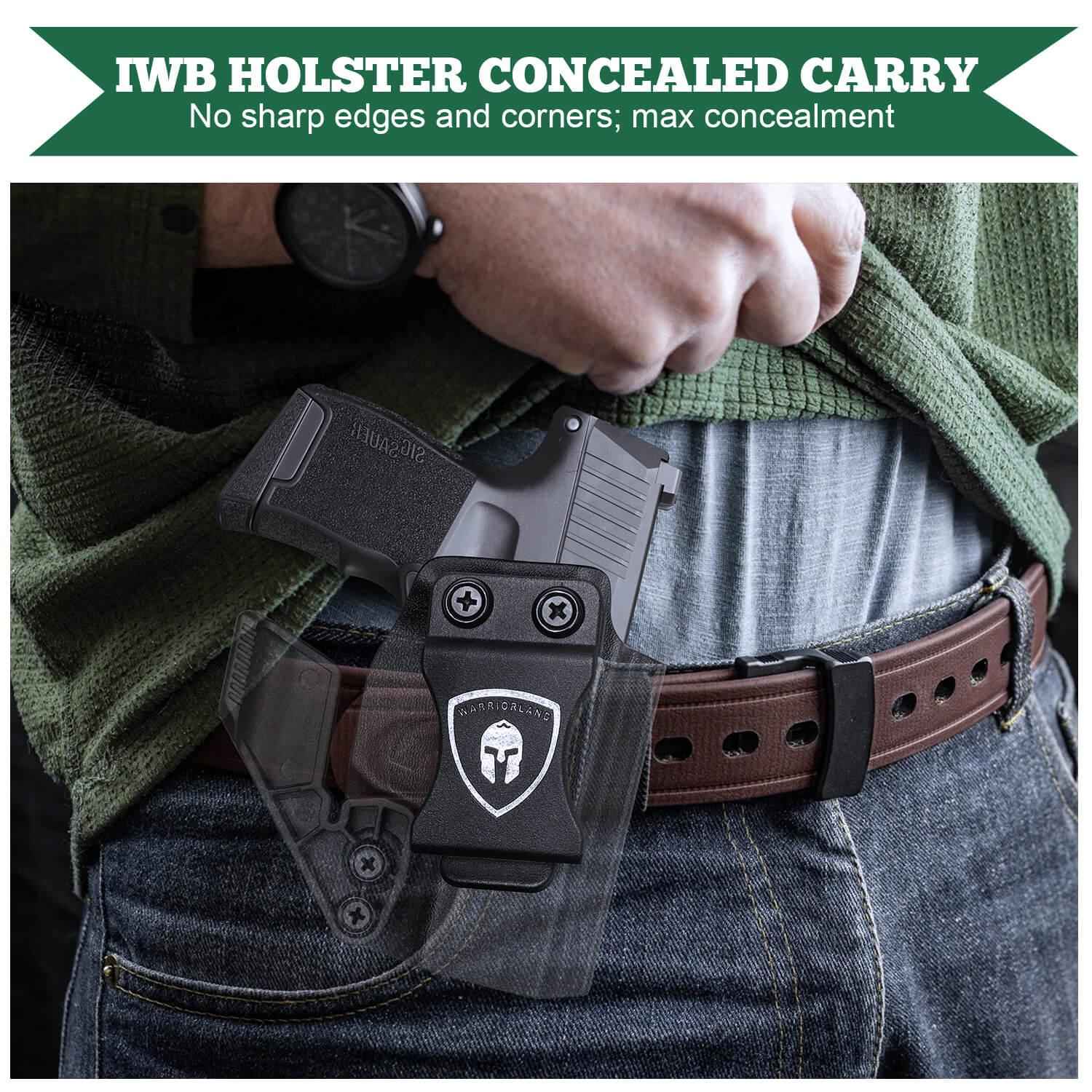 Claw Holster for Sig Sauer P365XL, IWB Inside Waistband Carry, Optic Ready, Right Hand | WARRIORLAND