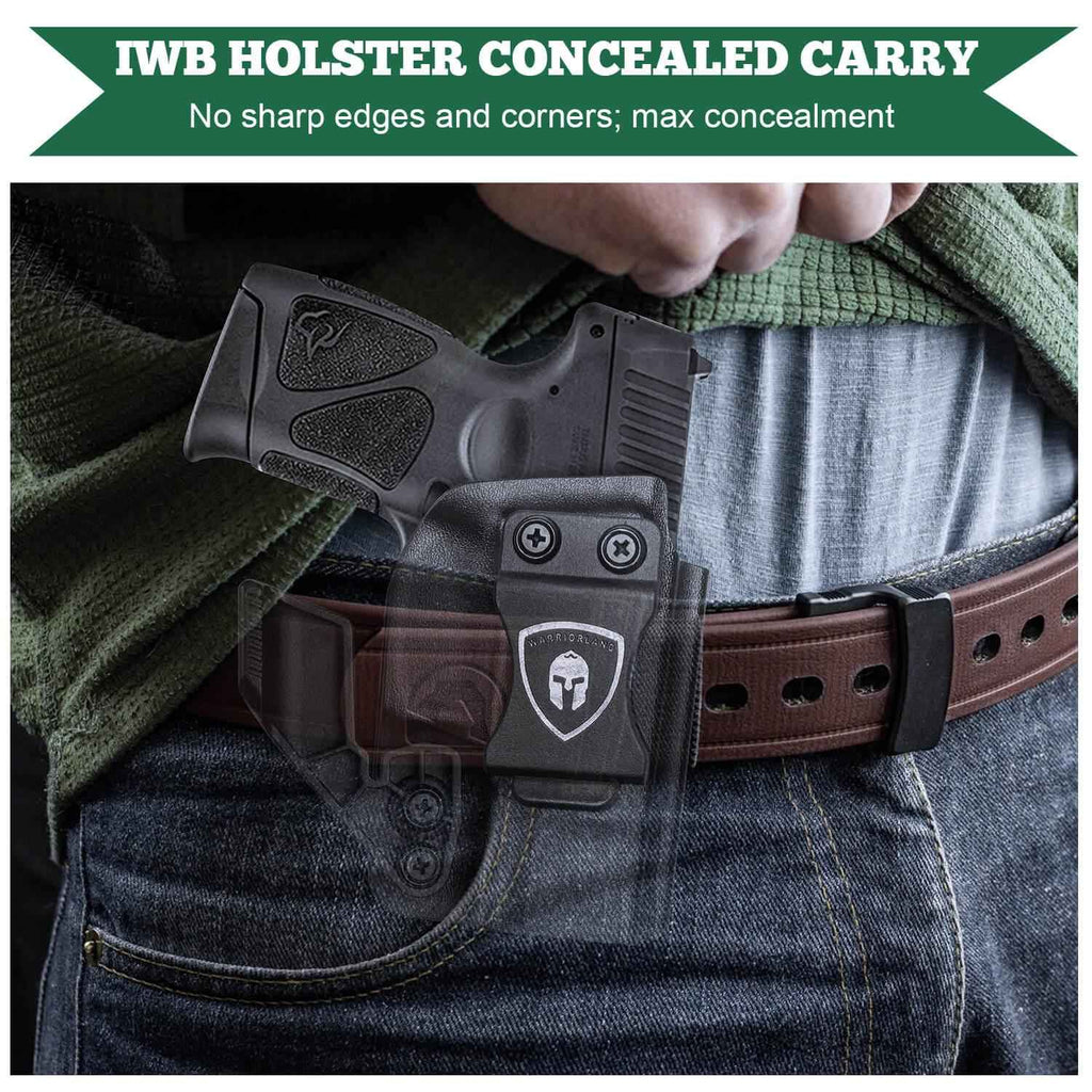 IWB Holster with Claw Taurus G2C Taurus G2S Taurus G3C Taurus G3C TORO Taurus G3 Taurus PT111 Millennium G2 Taurus PT140 Millennium G2 Taurus TX 22 COMPACT Red Dot Optics Cut Appendix Carry Trigger Guard Holsters for fat guys | WARRIORLAND