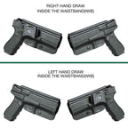 Kydex IWB Holster Glock 17 19 23 26 Right/Left Handed - WARRIORLAND Premium Concealed Carry Solution