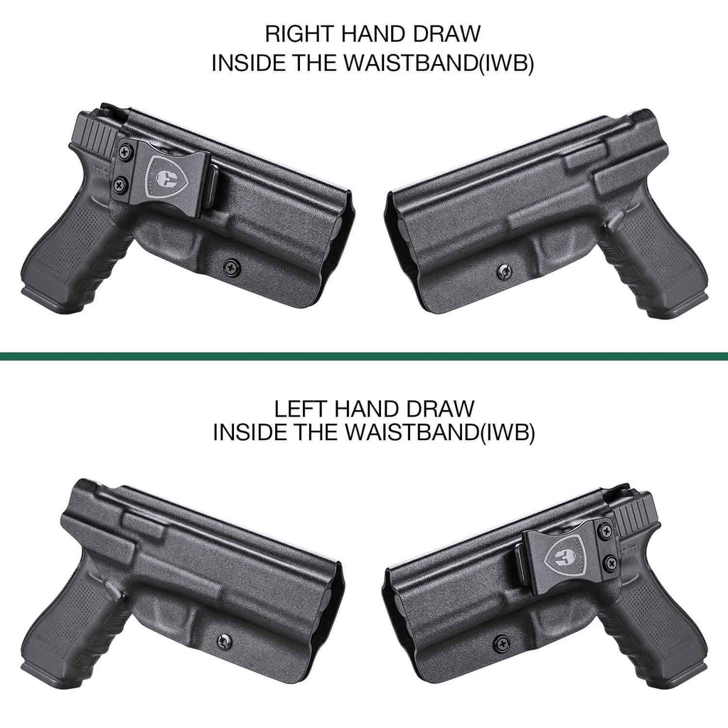 Kydex IWB Holster for Glock 17 / 22 / 31 Inside Waistband Concealed Carry Right/ Left Handed | WARRIORLAND