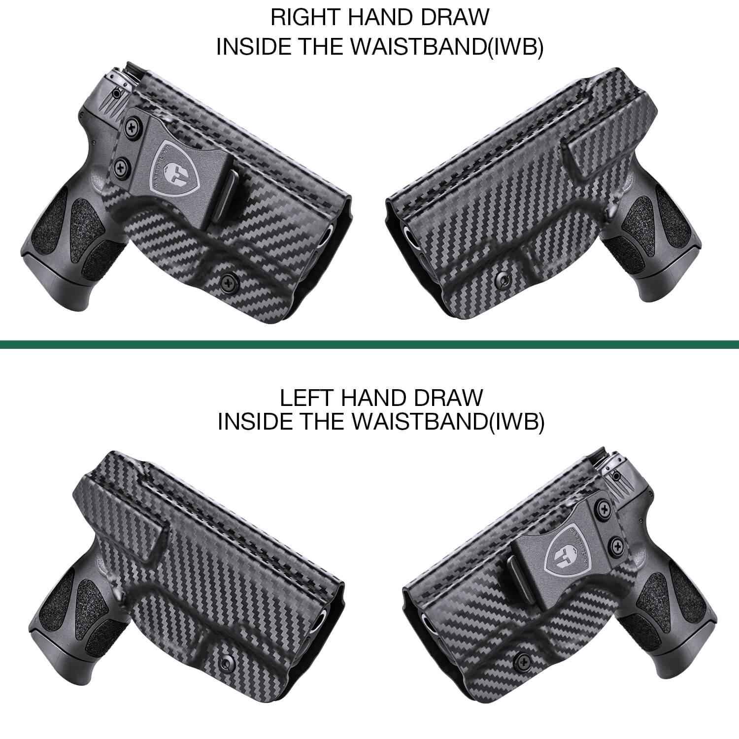 Carbon Fiber Kydex Holster for Taurus G2C G3C Millennium PT111 G2 PT140  9mm | WARRIORLAND
