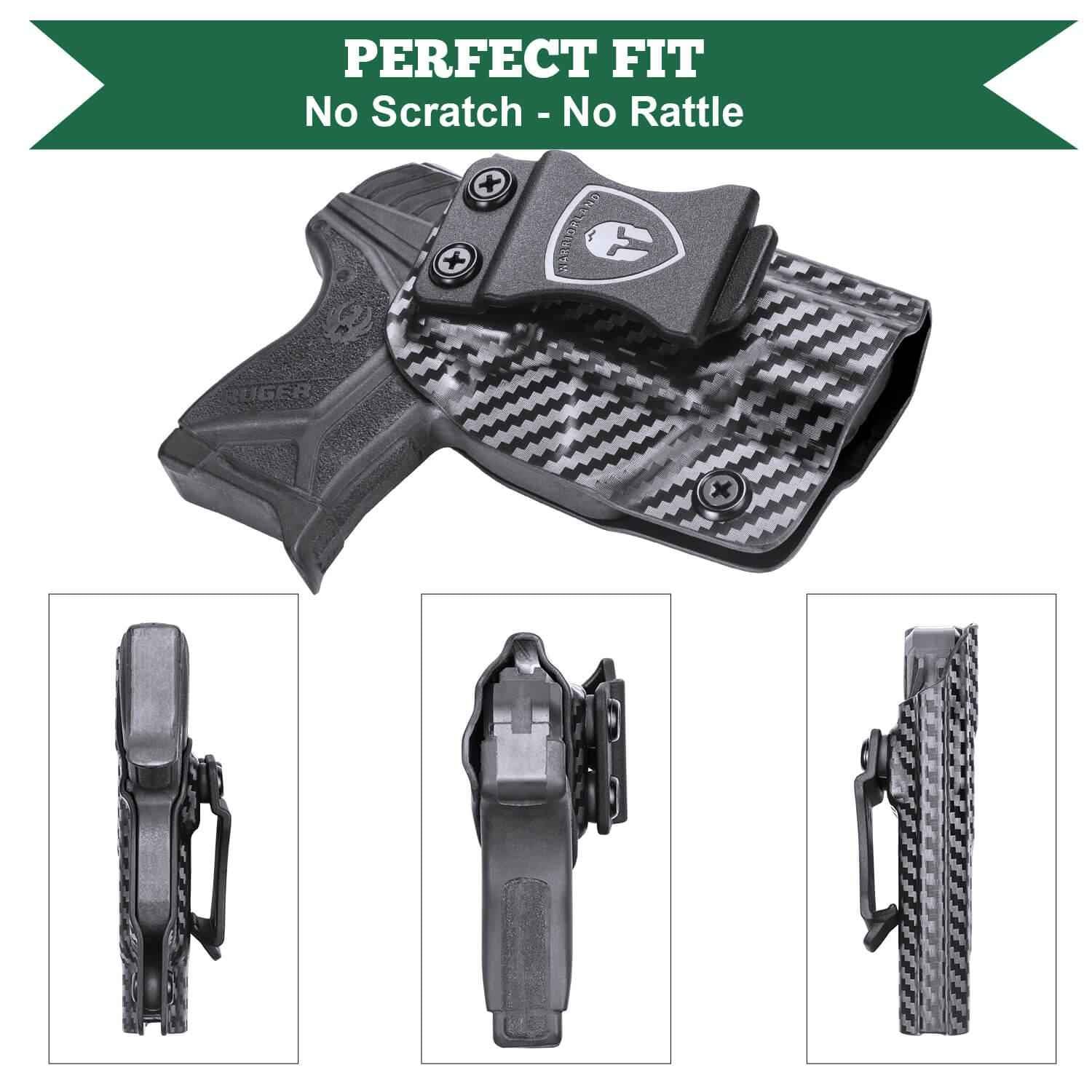 Carbon Fiber Kydex Ruger LCP 2 II Holster IWB | WARRIORLAND