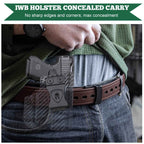 Carbon Fiber Kydex Holster Glock 26 27 28 33 Gen 4 with TLR 6 Trigger Guard by WARRIORLAND