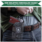 Carbon Fiber Kydex IWB Holster for Kimber Micro 9 9mm Pistol Concealed Carry | WARRIORLAND