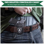 Carbon Fiber Kydex Appendix Holster Sig Sauer P365 SAS X XL 9mm Pistol Inside the Waist Band  | WARRIORLAND
