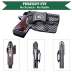 Carbon Fiber Kydex IWB Holster for Kimber Micro 9 9mm Pistol Concealed Carry | WARRIORLAND