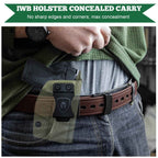 Army Green Smith & Wesson Kydex IWB Holster M&P Shield Plus M2.0  M1.0  9mm/.40 Pistol | WARRIORLAND