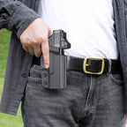 Kydex OWB Paddle Holster for Springfield Armory Hellcat Pro with red dot sights optics cut Trigger Guard Appendix Open Carry | WARRIORLAND