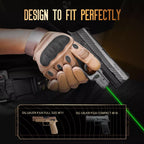 Warriorland WLS-112G Green Laser Sight Fit Sig P320 Compact M18 & P320 Full Size M17,With P320 Holster - WARRIORLAND