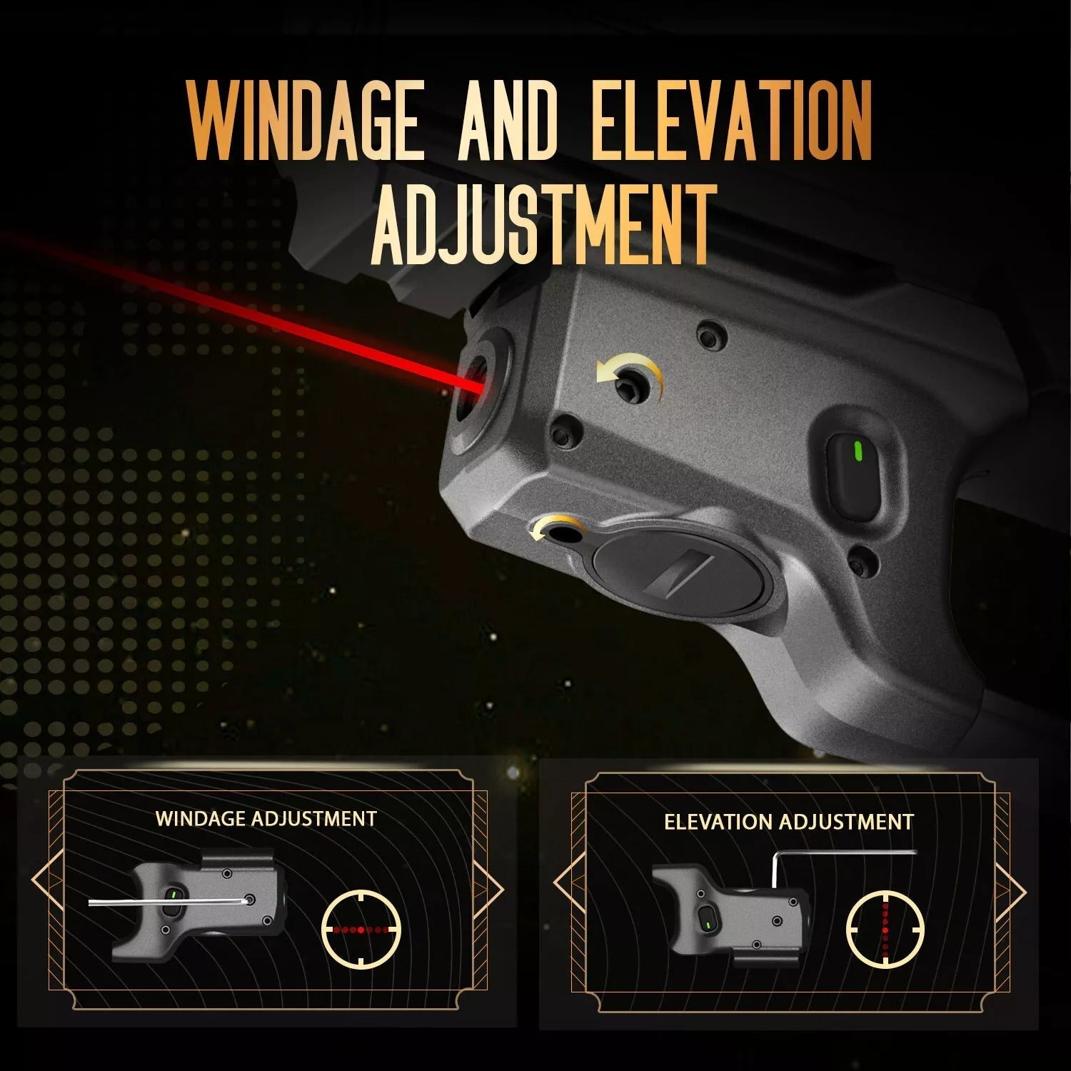 Red Laser Sight Fit Sig P320 Compact M18 & P320 Full Size M17 Pistol,Wi/P320 Holster - WARRIORLAND