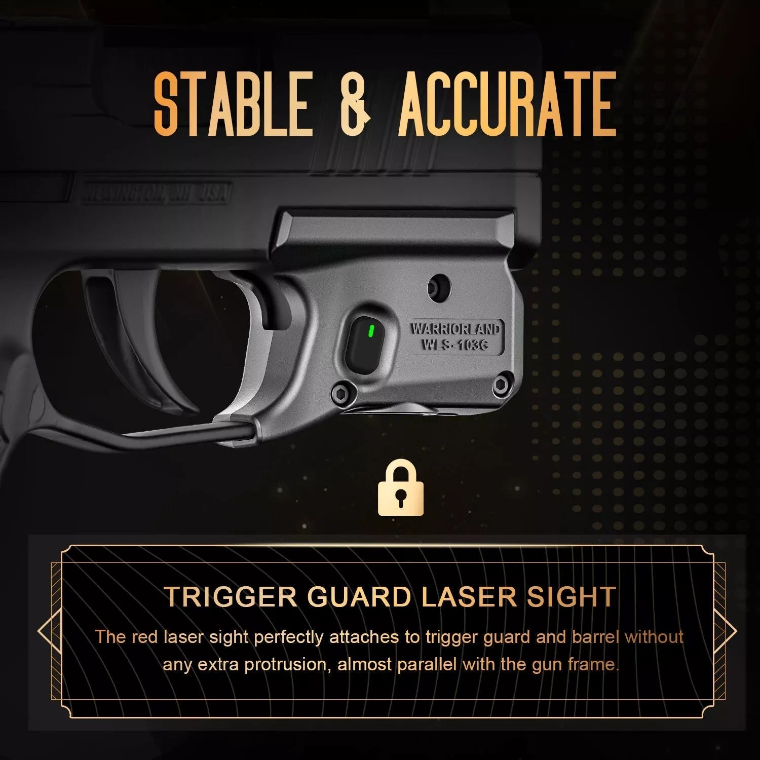 Green Laser Sight Designed to fit Sig Sauer P365/ P365X/P365XL,WLS-103G - WARRIORLAND