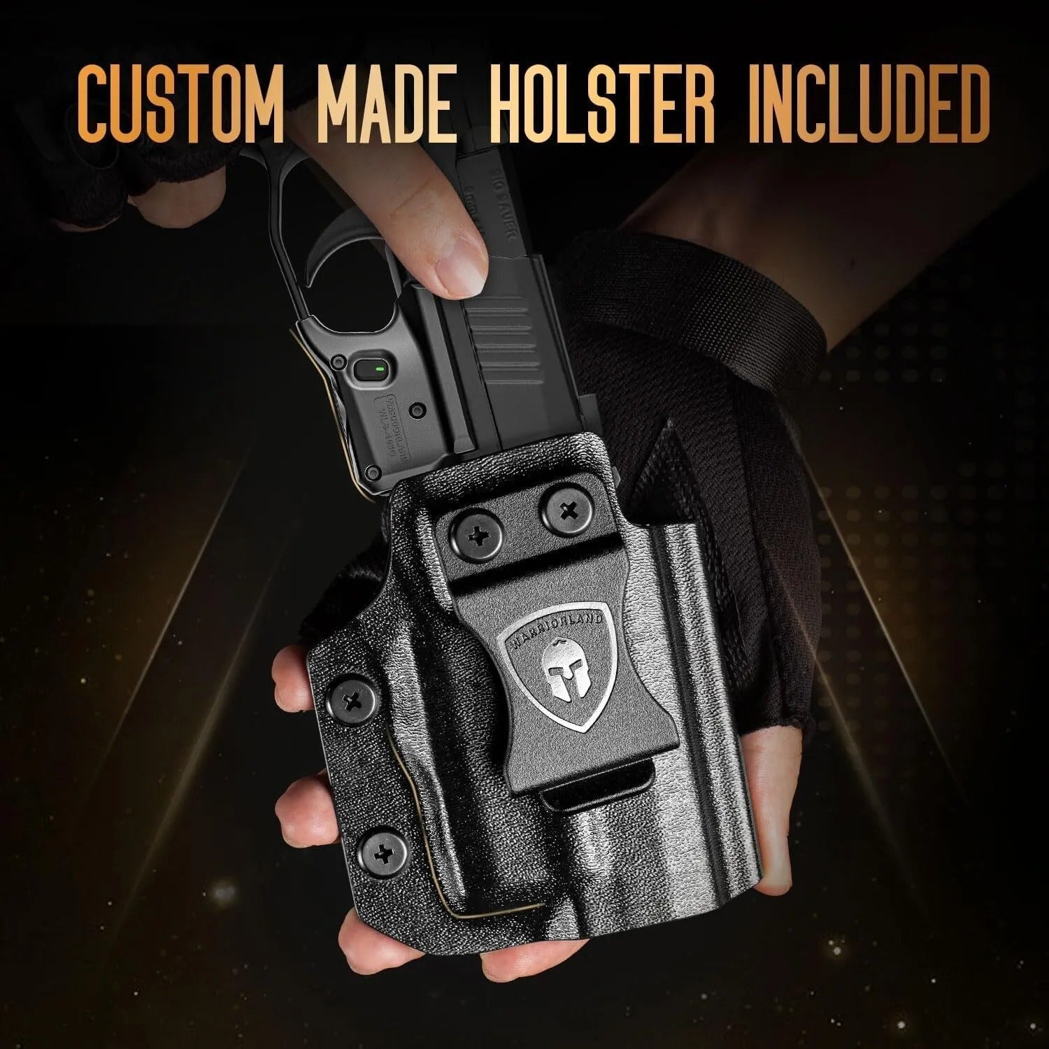 WLS-103G Green Laser Sight & Kydex Holster Tailored Green Fit Sig Sauer P365/P365X/P365XL - WARRIORLAND