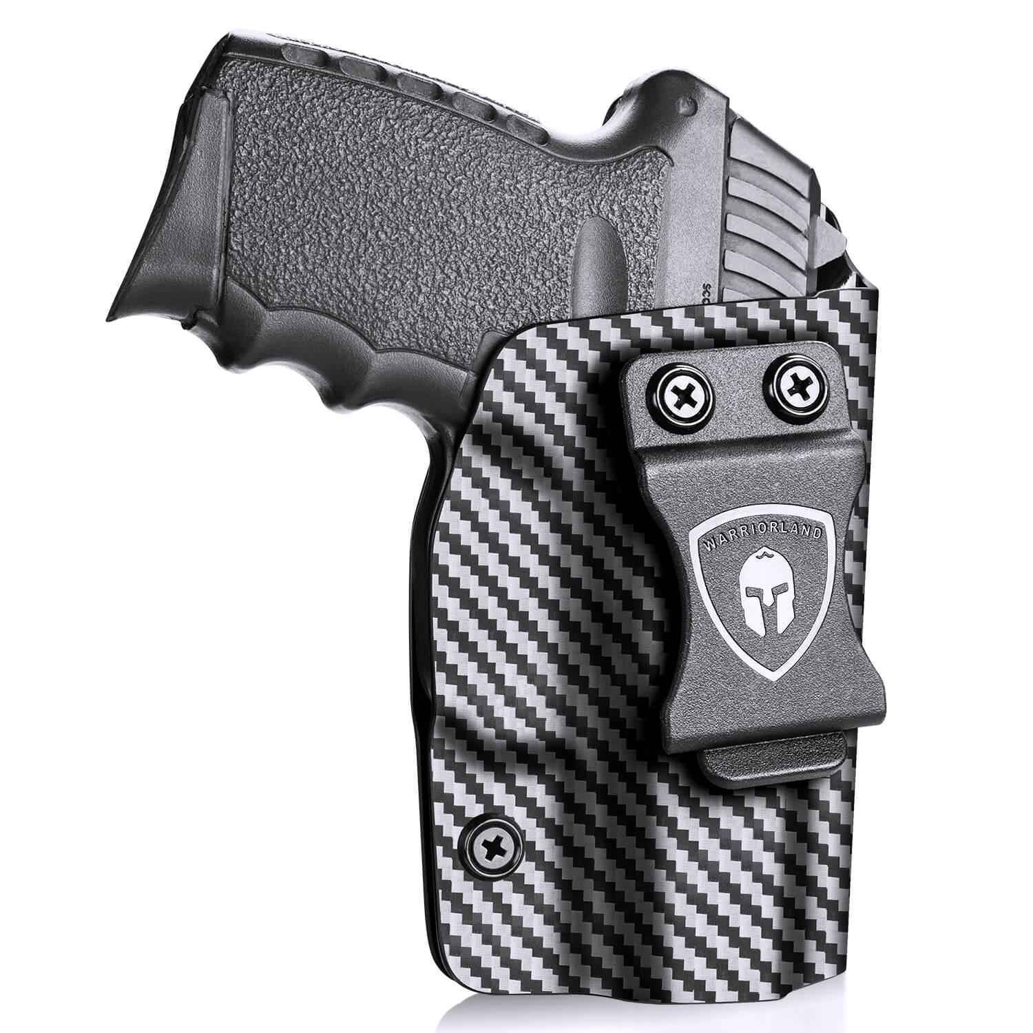 Carbon Fiber Kydex IWB Holster for SCCY CPX 1 2 CPX-1 CPX-2 9mm with No Rail Concealed Carry | WARRIORLAND