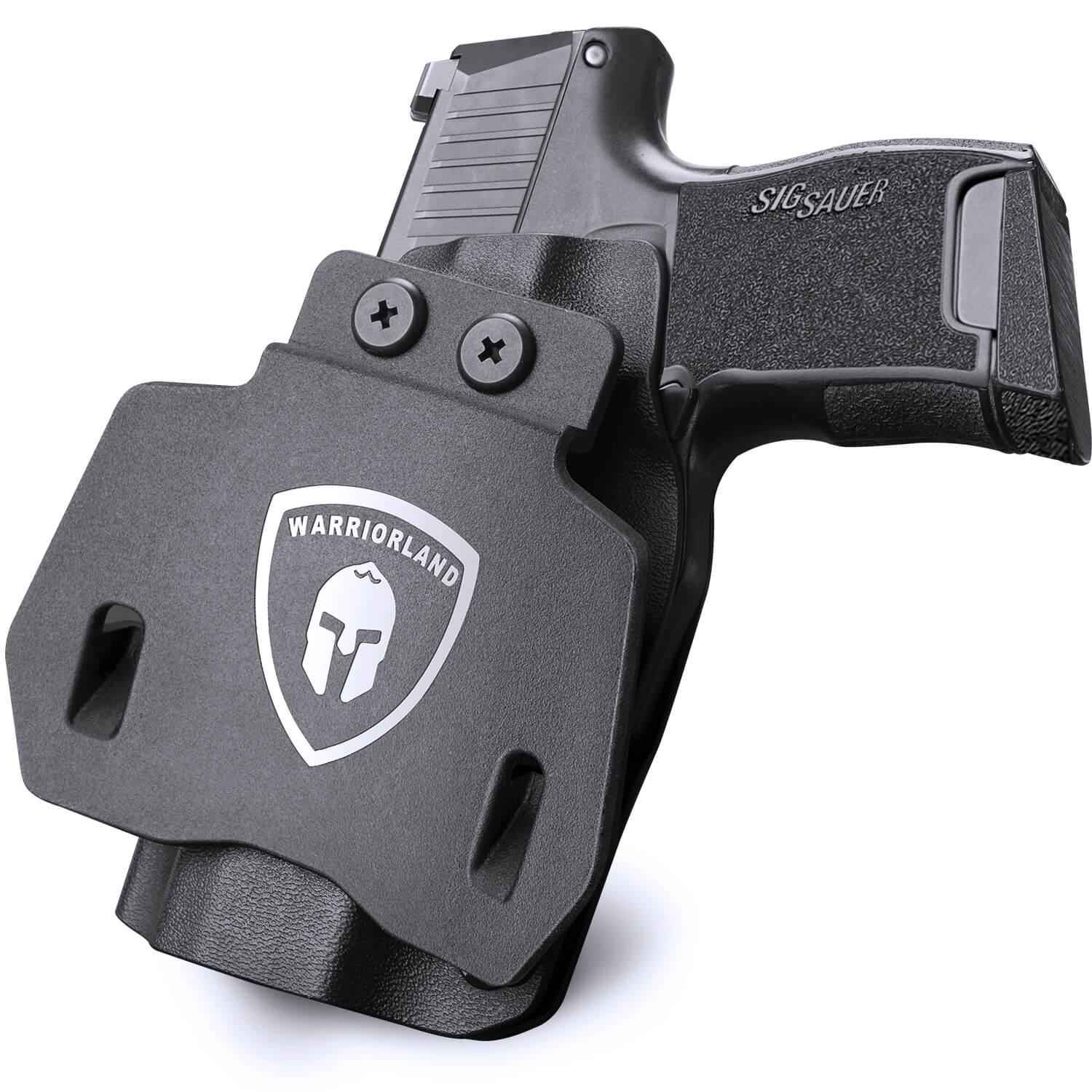 Sig Sauer P365 XL Open Carry OWB Paddle Holster,Fit P365 P365 XL P365 SAS P365X P365.380 ACP P365 ROSE.380 ACP Kydex Holster with Red Dot Cut, Right Hand | WARRIORLAND