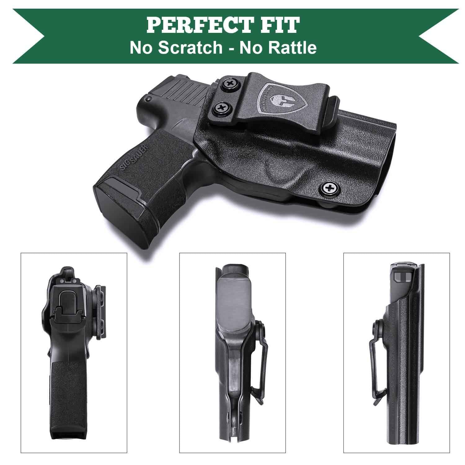 IWB Kydex Holster for Sig Sauer P365 SAS P365X 9mm Pistol Right/ Left Handed | WARRIORLAND