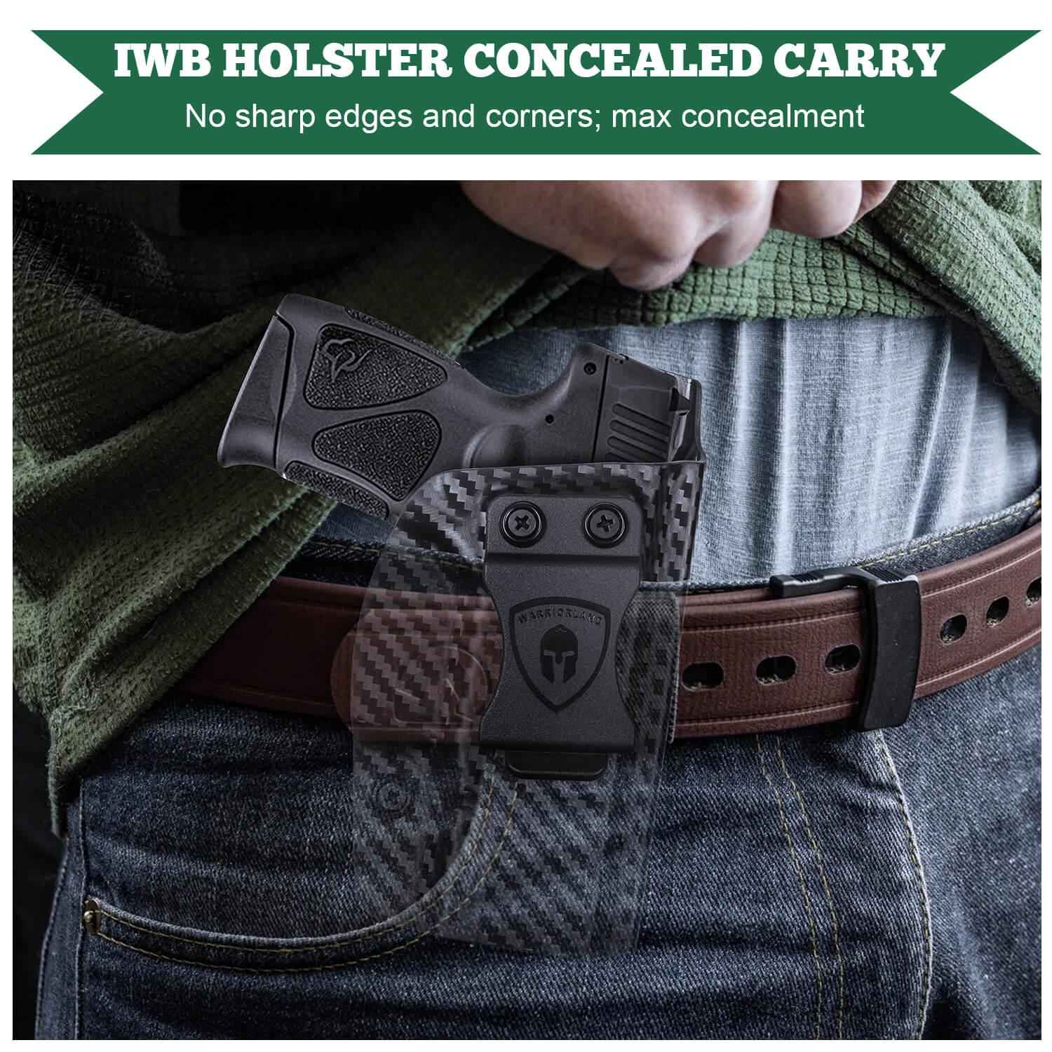 Carbon Fiber Kydex Holster for Taurus G2C G3C Millennium PT111 G2 PT140  9mm | WARRIORLAND