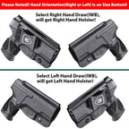 Kydex IWB Holster Taurus G2C G3C Millennium PT111 G2 PT140 9mm Right/Left Handed | WARRIORLAND